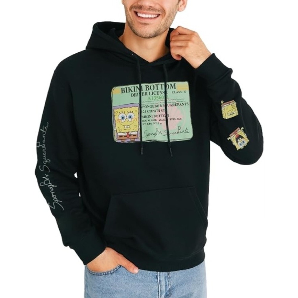 Nickelodeon SpongeBob SquarePants Patrick Bikini Bottom Graphic Hoodie Mens M